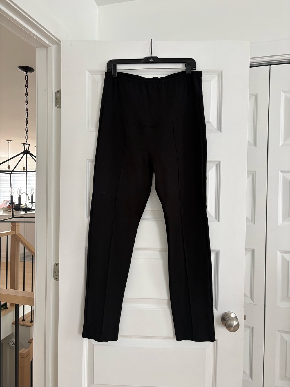 GAP Black Slim Straight Maternity Trousers